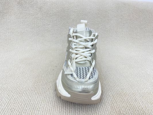 Golden Women Sneakers Authentic Leather Women'S Lace Up Sneakers